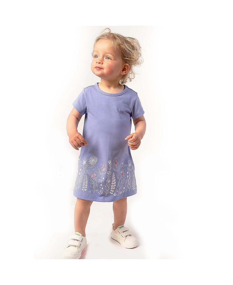 Mightly Toddler Fair Trade Organic Cotton Short Sleeve T-Dress
