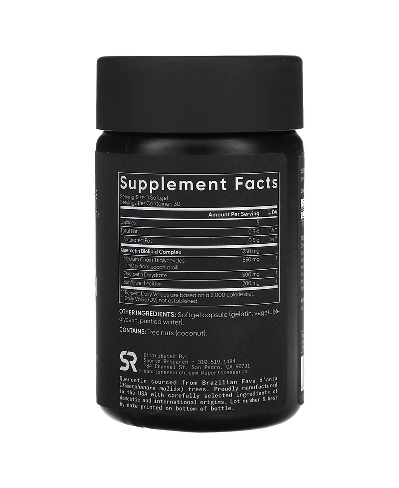 Sports Research Quercetin