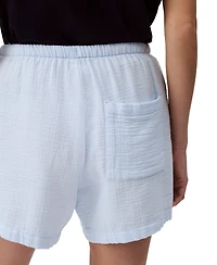 Calvin Klein Jeans Women's Double Gauze Pull-On Shorts