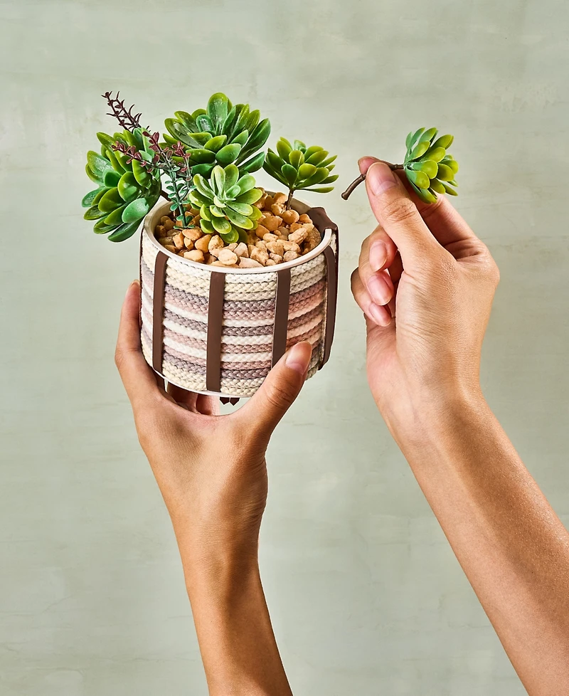 Lifelines FlowCrafts Cord-Wrapped Planters Crafting Kit