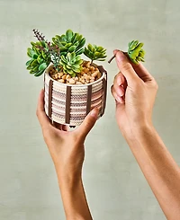 Lifelines FlowCrafts Cord-Wrapped Planters Crafting Kit