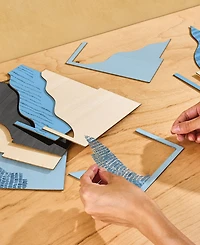 Lifelines FlowCrafts Layered Wooden Wall Art Crafting Kit