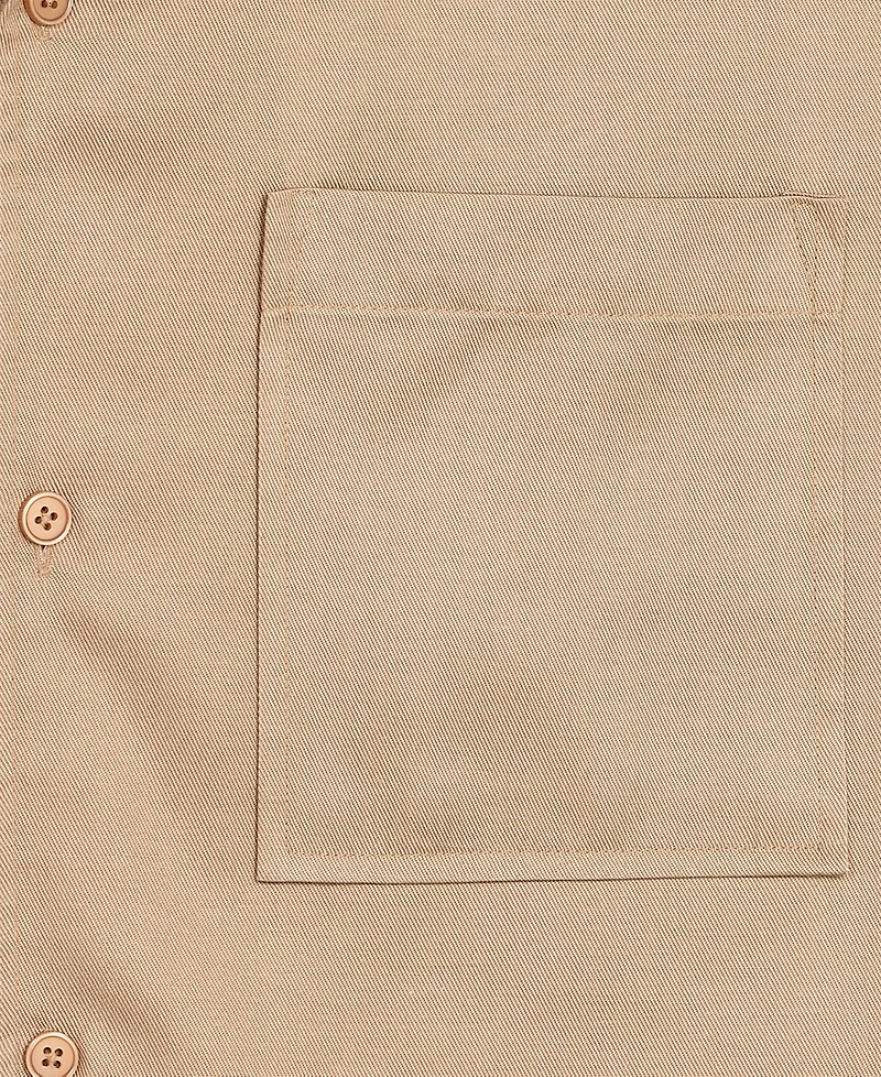 Mode of One Men's Relaxed-Fit Button-Down Utility Camp Shirt, Macy's Exclusive