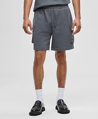 Mode of One Men's Regular-Fit Printed 7" French Terry Cargo Shorts, Exclusively at Macy's