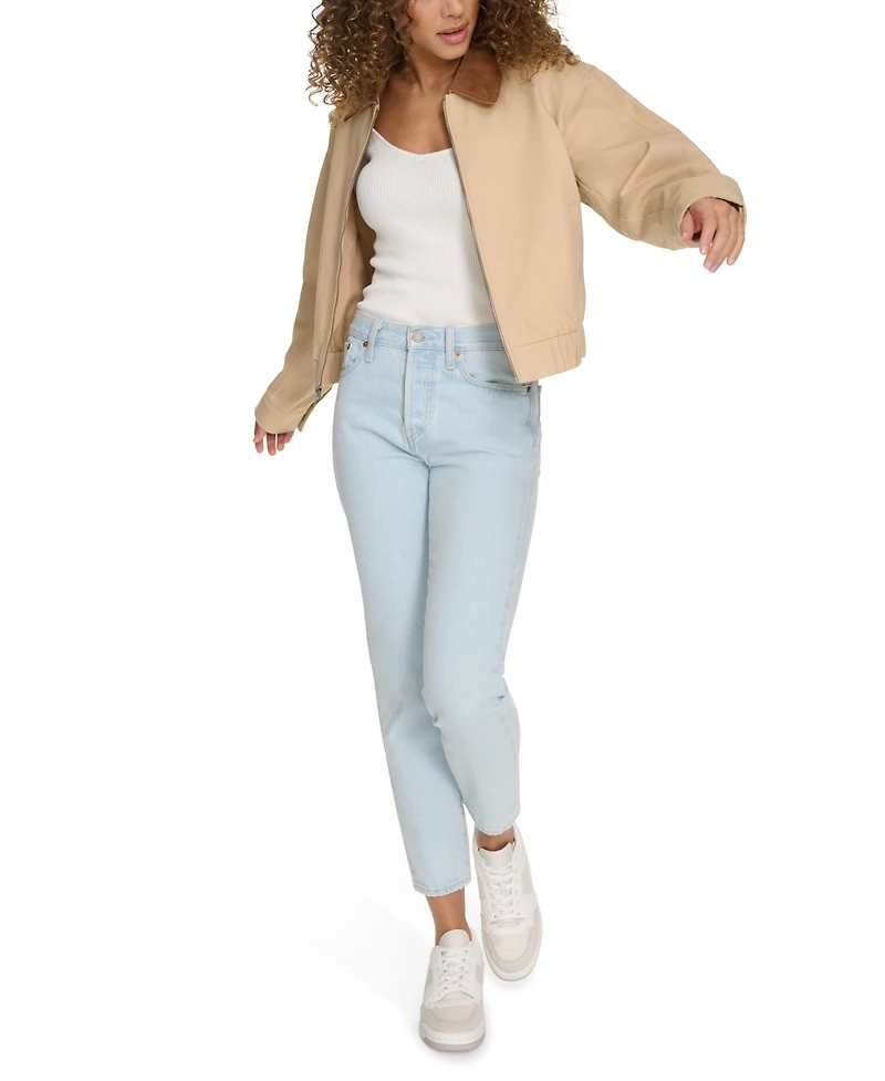 Levi's Women's Corduroy Collar Cotton Jacket
