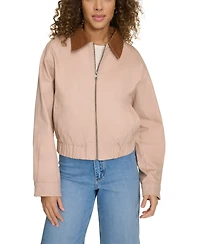 Levi's Women's Corduroy Collar Cotton Jacket