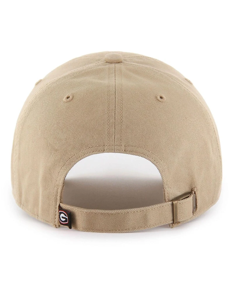 '47 Brand Men's Khaki Georgia Bulldogs Clean Up Adjustable Hat