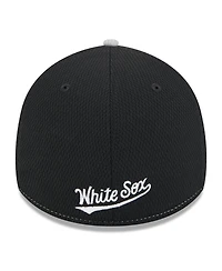 New Era Men's /Gray Chicago White Sox 2025 Mlb Clubhouse 39THIRTY Flex Hat