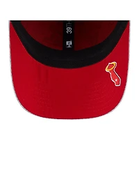 New Era Men's Gray Los Angeles Angels 2025 Mlb Clubhouse 39THIRTY Flex Hat
