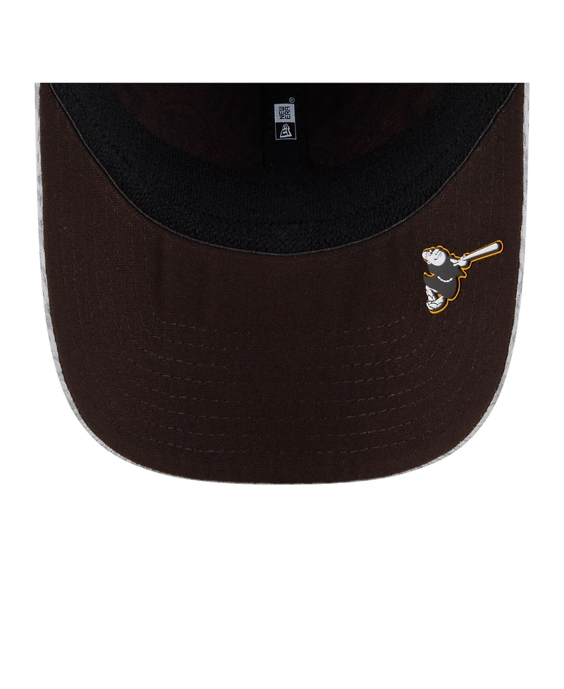 New Era Men's Gray San Diego Padres 2025 Mlb Clubhouse 39THIRTY Flex Hat