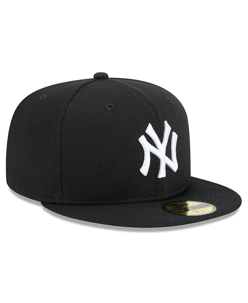 New Era Men's Black New York Yankees 2025 Mlb Clubhouse 59FIFTY Fitted Hat