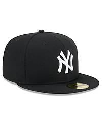 New Era Men's Black New York Yankees 2025 Mlb Clubhouse 59FIFTY Fitted Hat