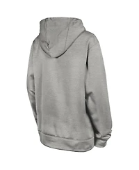 Jordan Big Boys and Girls Heather Gray France Basketball Authentic Practice Club Pullover Hoodie