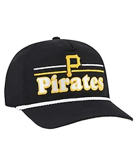 '47 Brand Men's Black Pittsburgh Pirates Campscape Hitch Adjustable Hat