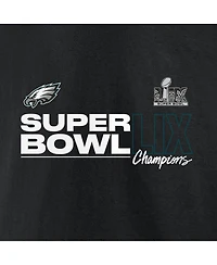 Fanatics Men's Black Philadelphia Eagles Super Bowl Lix Champions Big Tall Roster Autograph Signing T-Shirt