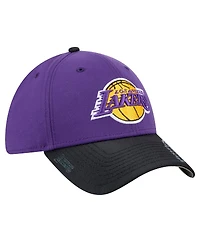 New Era Men's Purple Los Angeles Lakers Sport Night 39THIRTY Flex Hat