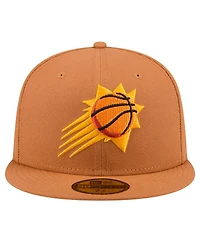 New Era Men's Tan Phoenix Suns Color Pack 59FIFTY Fitted Hat