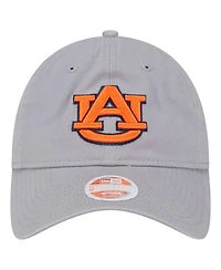 New Era Women's Gray Auburn Tigers Logo 9TWENTY Adjustable Hat