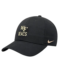 Nike Men's Black Wake Forest Demon Deacons Club Adjustable Hat