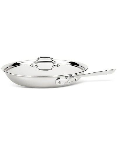 All-Clad Stainless Steel 12" Covered Fry Pan