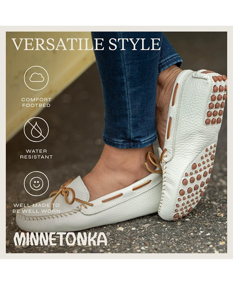 Minnetonka Women's Leather Classic Driver