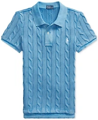 Polo Ralph Lauren Women's Cable-Knit Polo Shirt