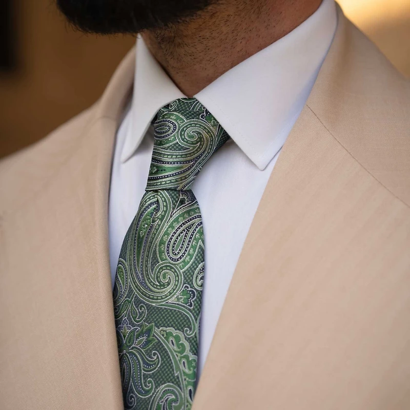 Elizabetta Big & Tall Pavia - Silk Jacquard Tie for Men
