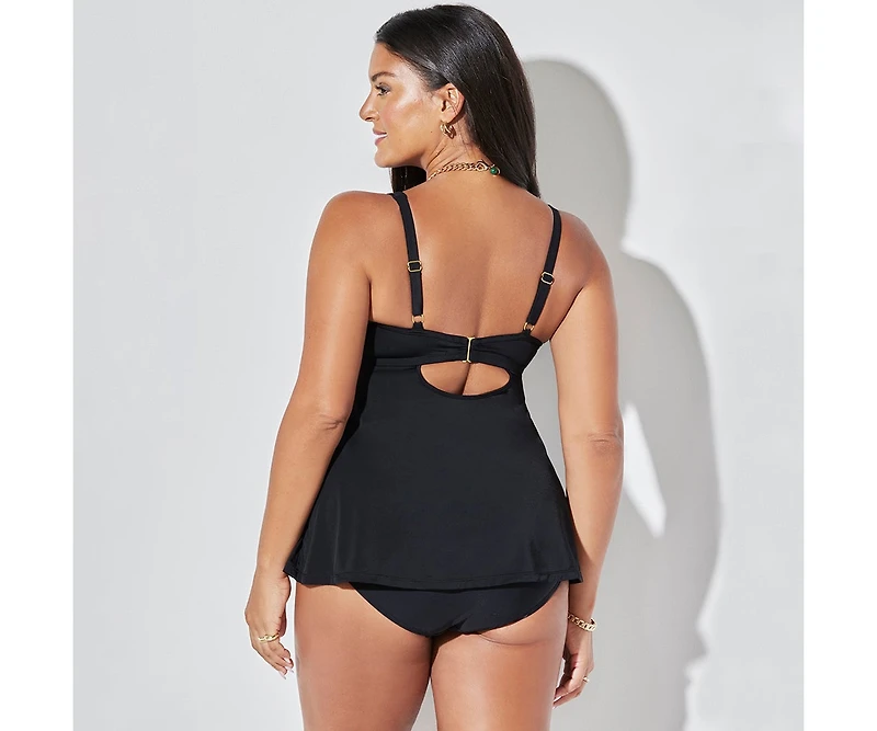 Swimsuits for All Women's Bra Crochet Underwire Tankini Top