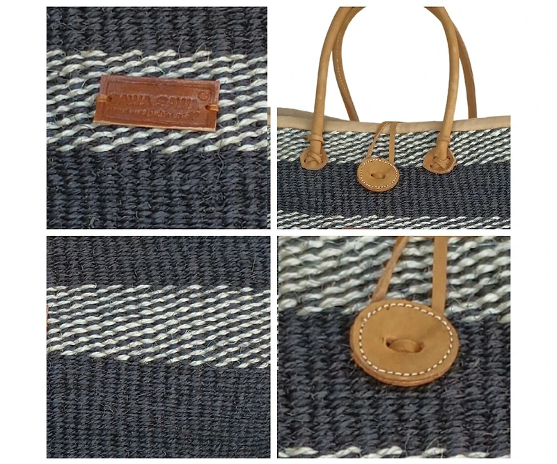 Balance Flow Handmade Sisal Straw Basket Tote