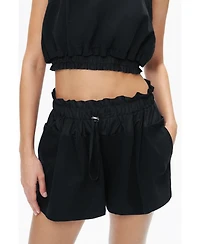 Nocturne Women's Mini Shorts with Printed Details