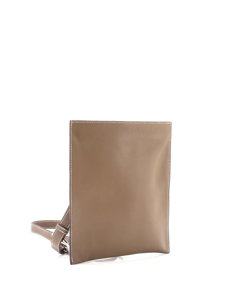 Pre-Owned Hermes Pochenplus Sling Wallet Leather