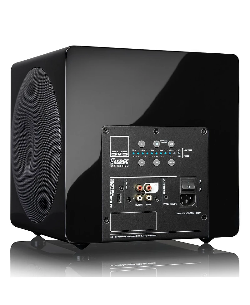 Svs 3000 Micro Sealed Subwoofer with Fully Active Dual 8" Drivers
