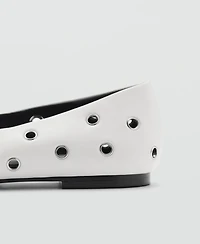 Mango Women's Die-Cut Ballerinas Shoes