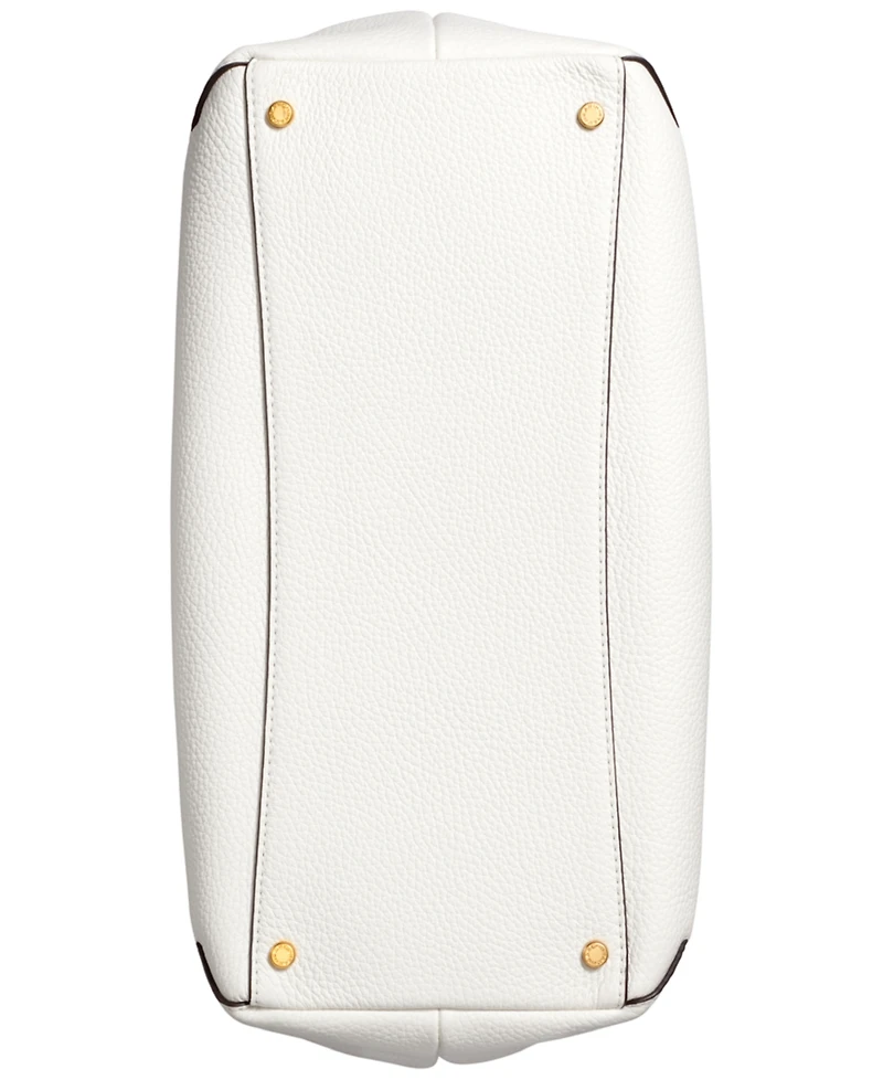 Donna Karan New York Glenwood Leather Shoulder with Tassel Detail
