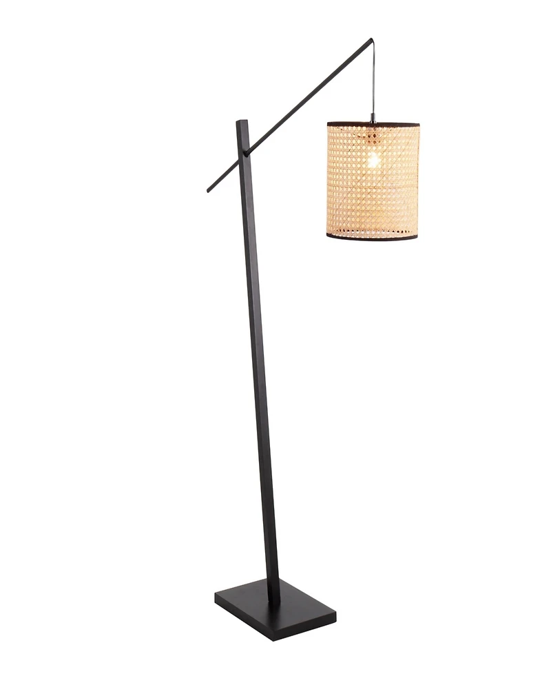 LumiSource Arturo 60" Wood and Metal Floor Lamp