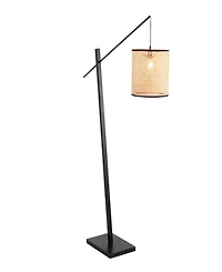 LumiSource Arturo 60" Wood and Metal Floor Lamp