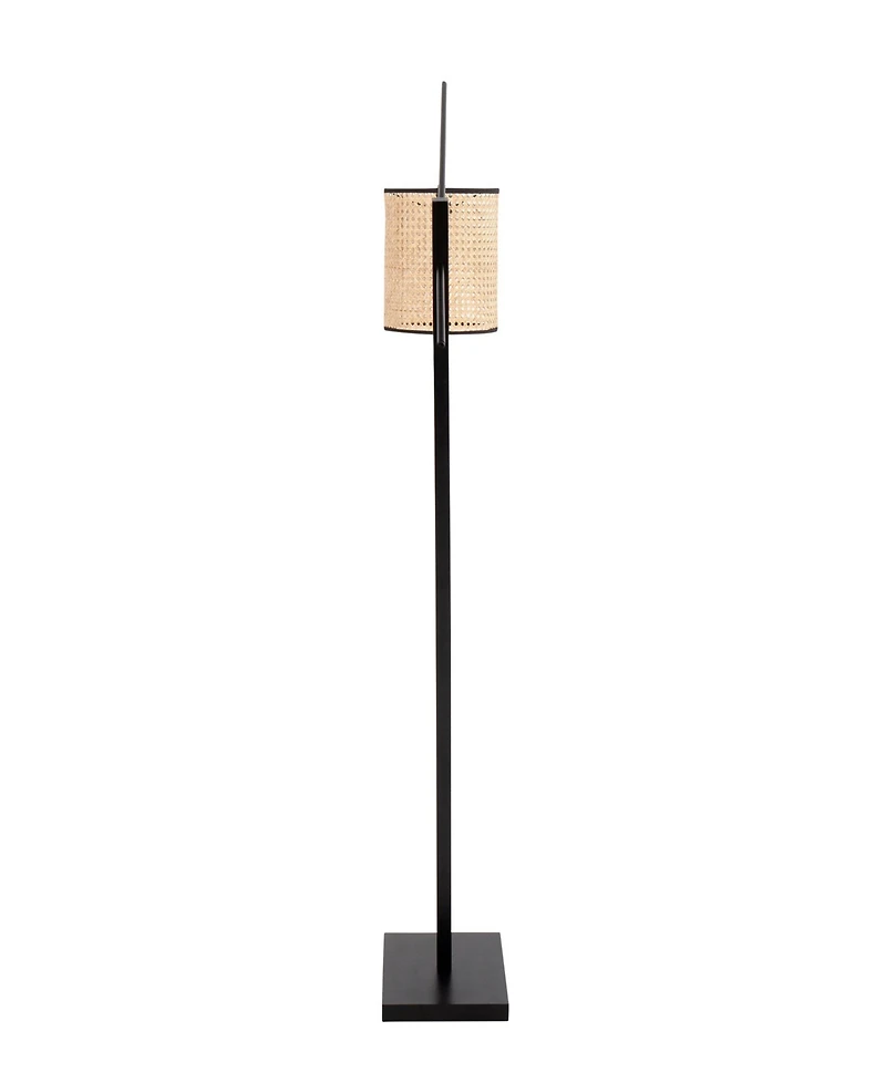 LumiSource Arturo 60" Wood and Metal Floor Lamp