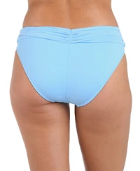 La Blanca Shirred Banded Hipster Bikini Bottoms