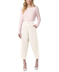 Hue Women's Denim Barrel-Leg Skimmer Leggings