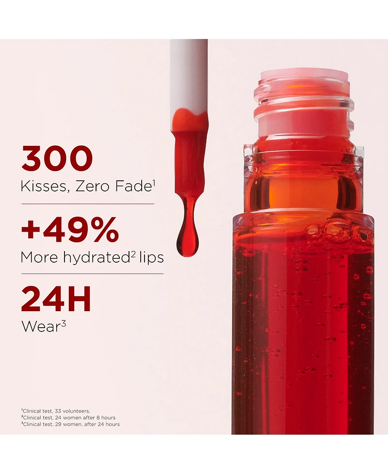 Clarins Hydrating Water Lip Stain With Kiss-Proof Wear & Matte Finish