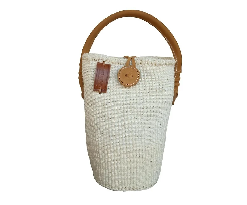 Peace Handmade Sisal Wine Gift Bag