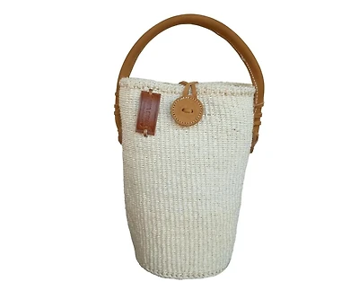Peace Handmade Sisal Wine Gift Bag