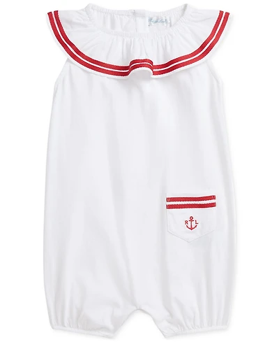 Polo Ralph Lauren Baby Girls Sailor One-Piece Romper