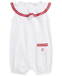 Polo Ralph Lauren Baby Girls Sailor One-Piece Romper