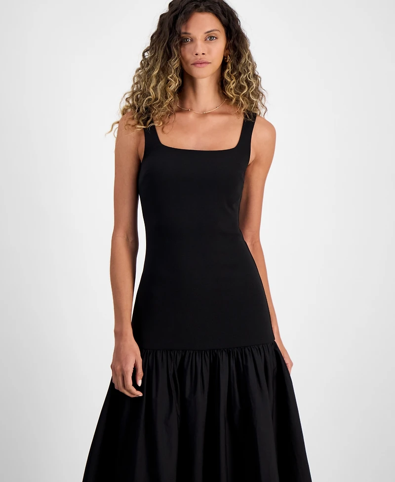 Rachel Rachel Roy Women's Hollie Square-Neck Midi Dress