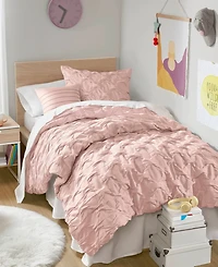 510 Design Bailey Diamond Pucker Woven 3-Pc. Comforter Set, Twin/Twin Xl