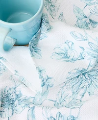 Fiesta Floral Cotton Kitchen Towel Set of 2, 16" x 28"
