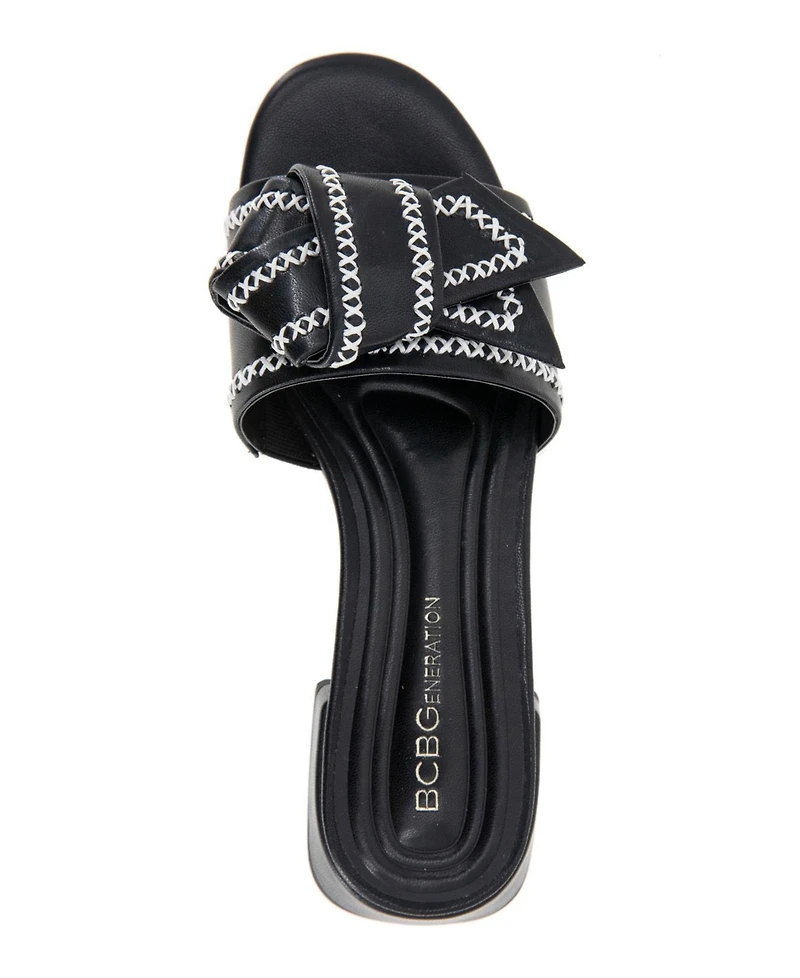 BCBGeneration Women's Amora Low Block Heel Dress Sandals