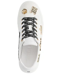Karl Lagerfeld Paris Women's Cate Rue Pins Lace-Up Sneakers