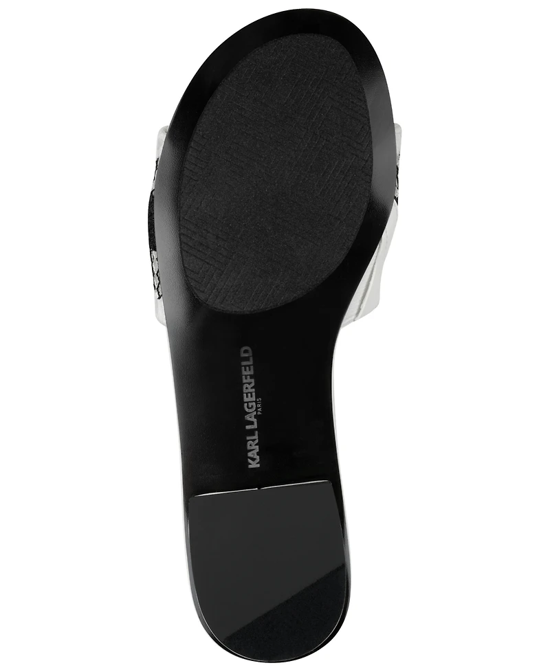 Karl Lagerfeld Paris Women's Cairra Flat Sandals
